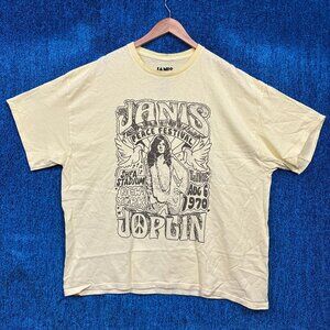 Janis Joplin “Peace Festival” 1970 Rock Graphic T-Shirt Size XL
